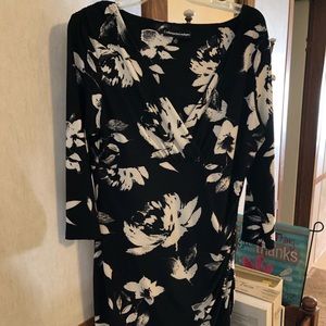 Beautiful black and white dress